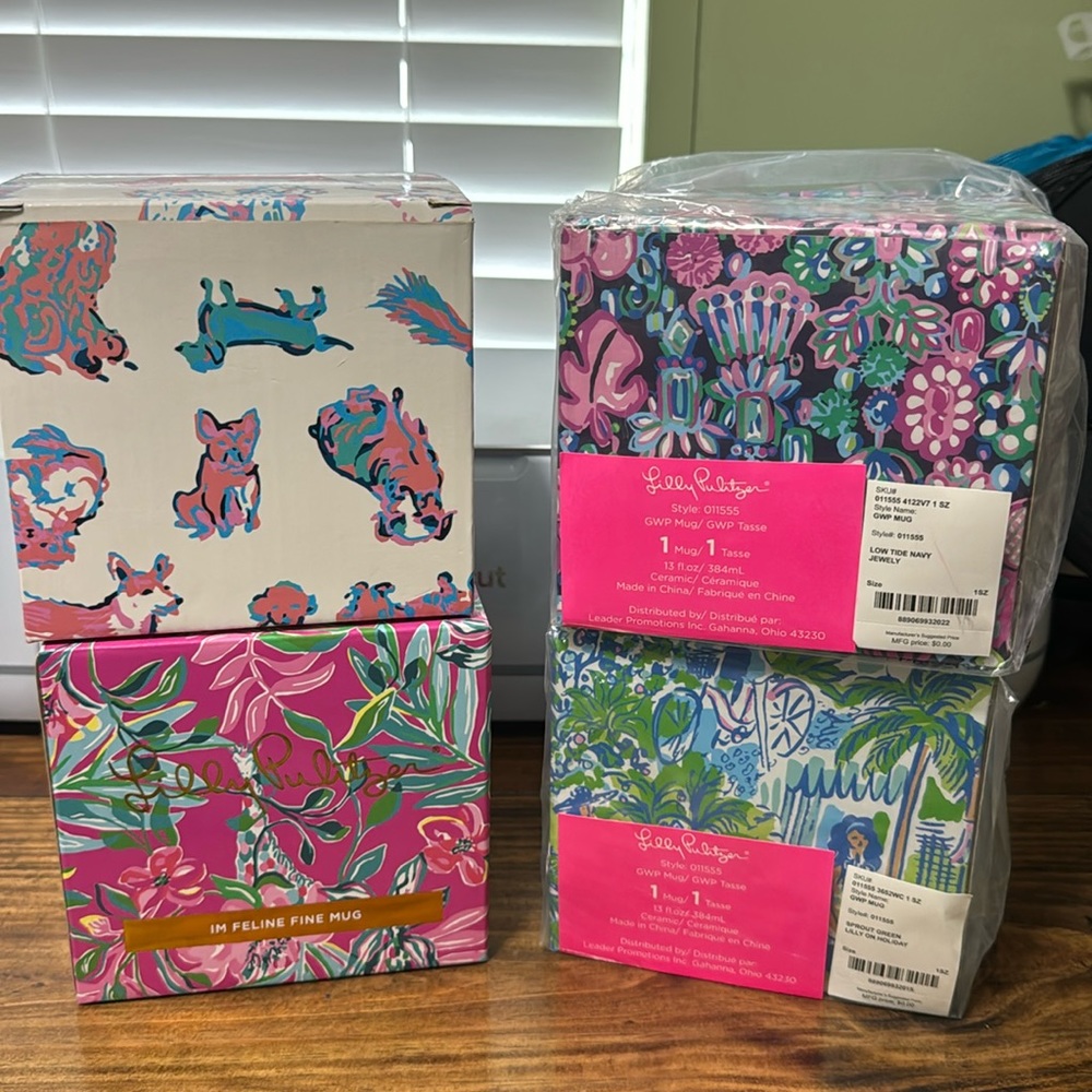 Lilly Pulitzer Coffee Mug Set